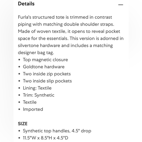 Furla Piped Trim Woven Textile Tote - Picture 11 of 13